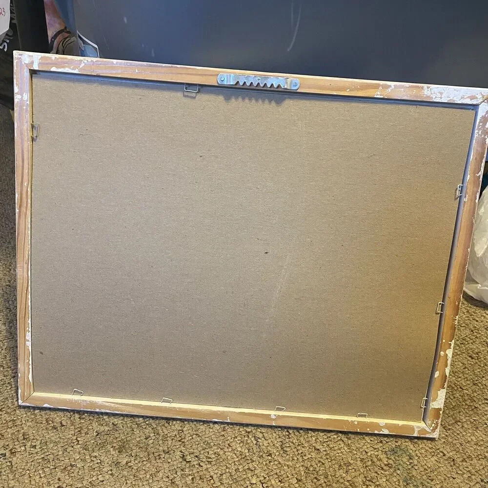 M. Wiscombe Sandcastle Beach & Flags Framed Art Prints 16”x12” Wall Decor Home - Picture 3 of 7